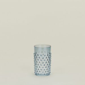 Blue Hobnail Crystal Tumbler