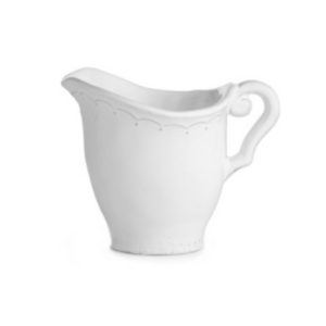 Cream Ceramic Serving Pitcher for Everyday Dining