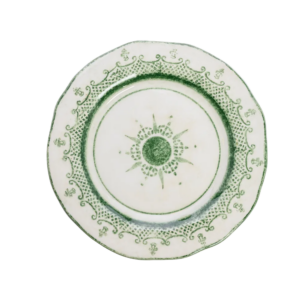 Ceramic Charger Plate with Refined Details Style