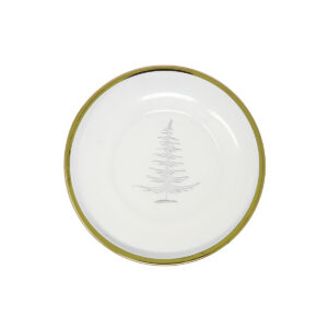 Gold Textured Glass Charger Plate Edition