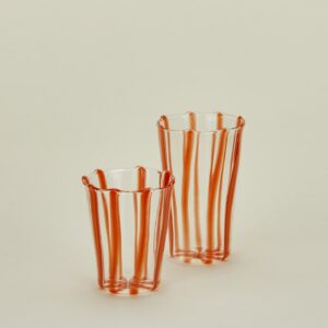Stackable Terracotta Bistro Glass Set